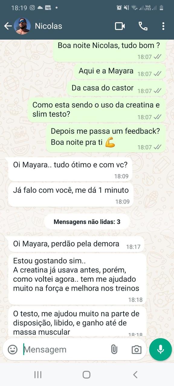 Feedback de cliente no WhatsApp